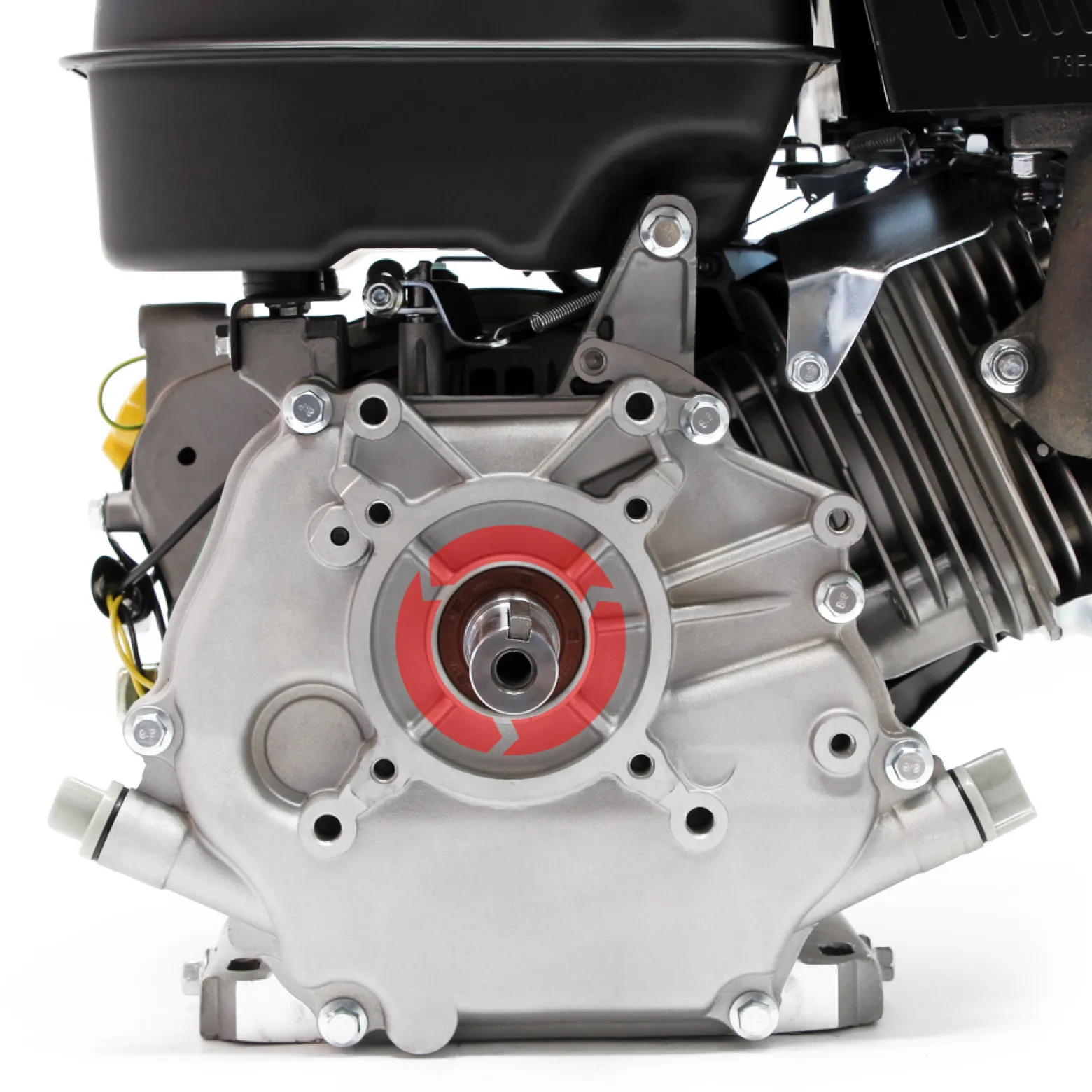 LIFAN 177 Handstart Benzinmotor mit 9 PS (6,6 kW) Einzylinder für Kleinmaschinen & Karts, luftgekühlter 4-Takt Motor mit 25,4 mm Kurbelwelle und OHV-Ventilsteuerung