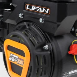 LIFAN KP230 Benzinmotor mit 6,5 PS Einzylinder für Rüttelplatten und Baumaschinen, luftgekühlter 4-Takt Motor mit 20 mm Kurbelwelle, OHV-Ventilsteuerung & 459 cc Hubraum