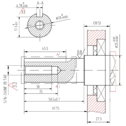 LIFAN KP230E E-Start Benzinmotor mit 6,5 PS Einzylinder für Rüttelplatten und Baumaschinen, luftgekühlter 4-Takt Motor mit 20 mm Kurbelwelle, OHV-Ventilsteuerung & 223 cc Hubraum