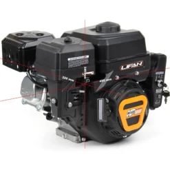 LIFAN KP230E E-Start Benzinmotor mit 6,5 PS Einzylinder für Rüttelplatten und Baumaschinen, luftgekühlter 4-Takt Motor mit 20 mm Kurbelwelle, OHV-Ventilsteuerung & 223 cc Hubraum