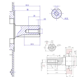 LIFAN KP230-RE 22mm E-Start Benzinmotor 6,5PS Einzylinder mit Ölbadkupplung Rüttelplatte Baumaschine