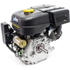LIFAN 177 6,6 kW (9 PS) Einzylinder Benzinmotor mit Seilzug- und E-Start für Kleinmaschinen & Karts, luftgekühlter 4-Takt Motor mit 25,4 mm Kurbelwelle, OHV-Ventilsteuerung & 270 cc Hubraum