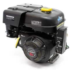 LIFAN 177 6,6 kW (9 PS) Einzylinder Benzinmotor mit Seilzug- und E-Start für Kleinmaschinen & Karts, luftgekühlter 4-Takt Motor mit 25,4 mm Kurbelwelle, OHV-Ventilsteuerung & 270 cc Hubraum