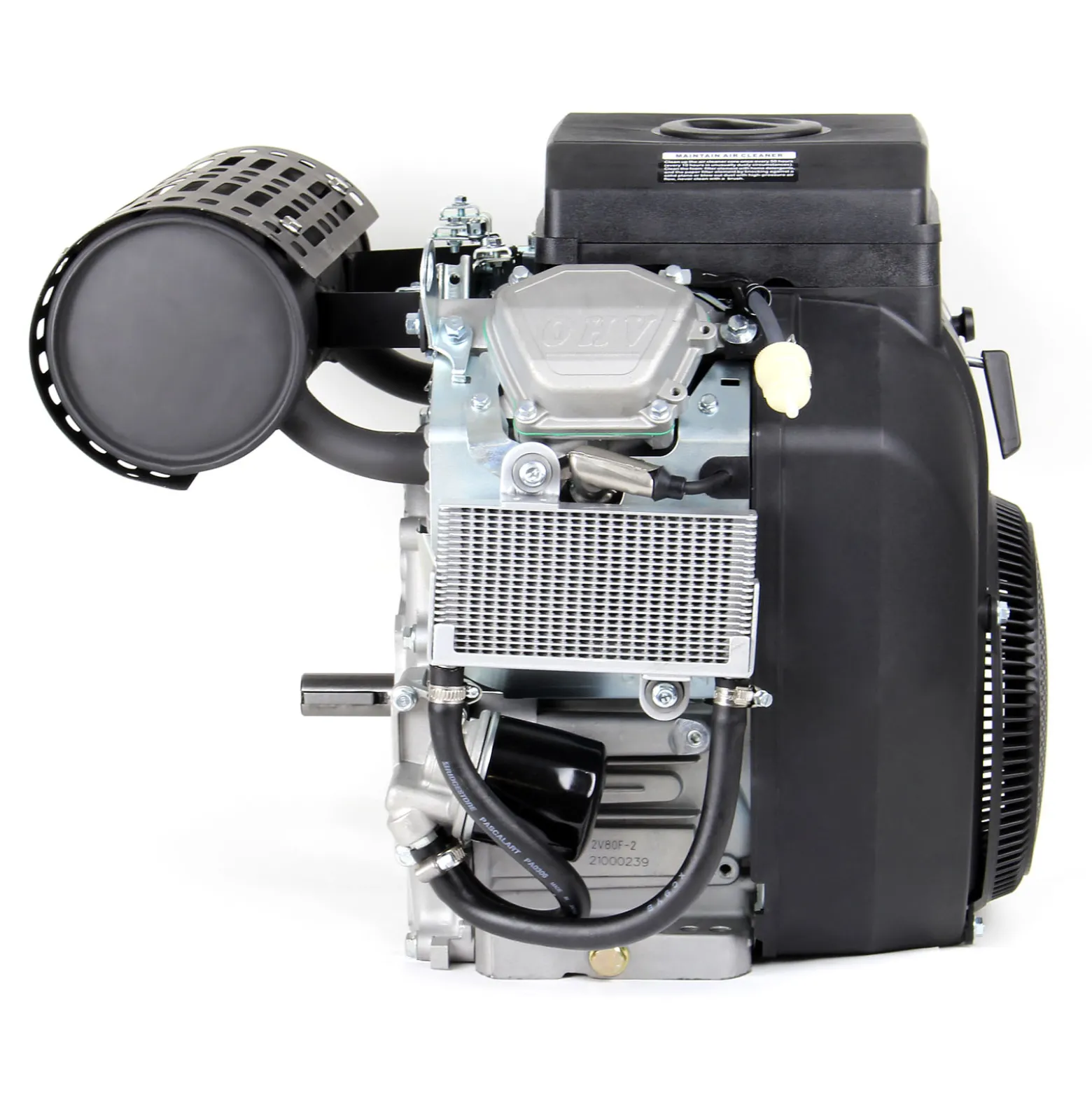 LIFAN 2V80F 25mm E-Start Benzinmotor Zweizylinder mit 16kW 3600U/min für Traktoren und Bagger