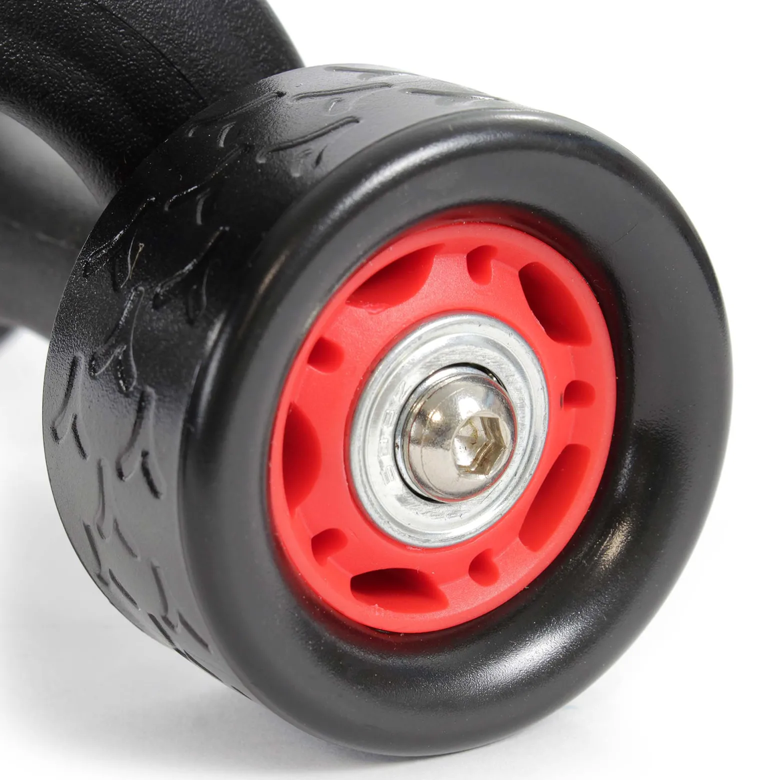 LUXTRI Bauchroller mit Kniematte 320 x 23 x 120 mm, Ab Roller mit 3 Rädern, Bauchmuskeltrainer zur Stärkung des Oberkörpers, Bauchroller, Ab Wheel Workout