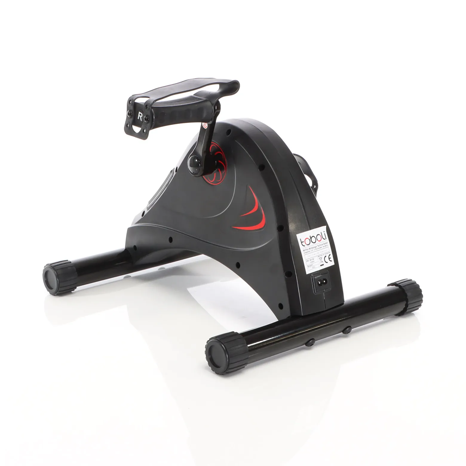 LUXTRI Elektro Mini Heimtrainer 80 W, 390 x 350 x 326 mm, Pedaltrainer für Arme & Beine, Hometrainer Minifahrrad für mehr Bewegung, Workout Training