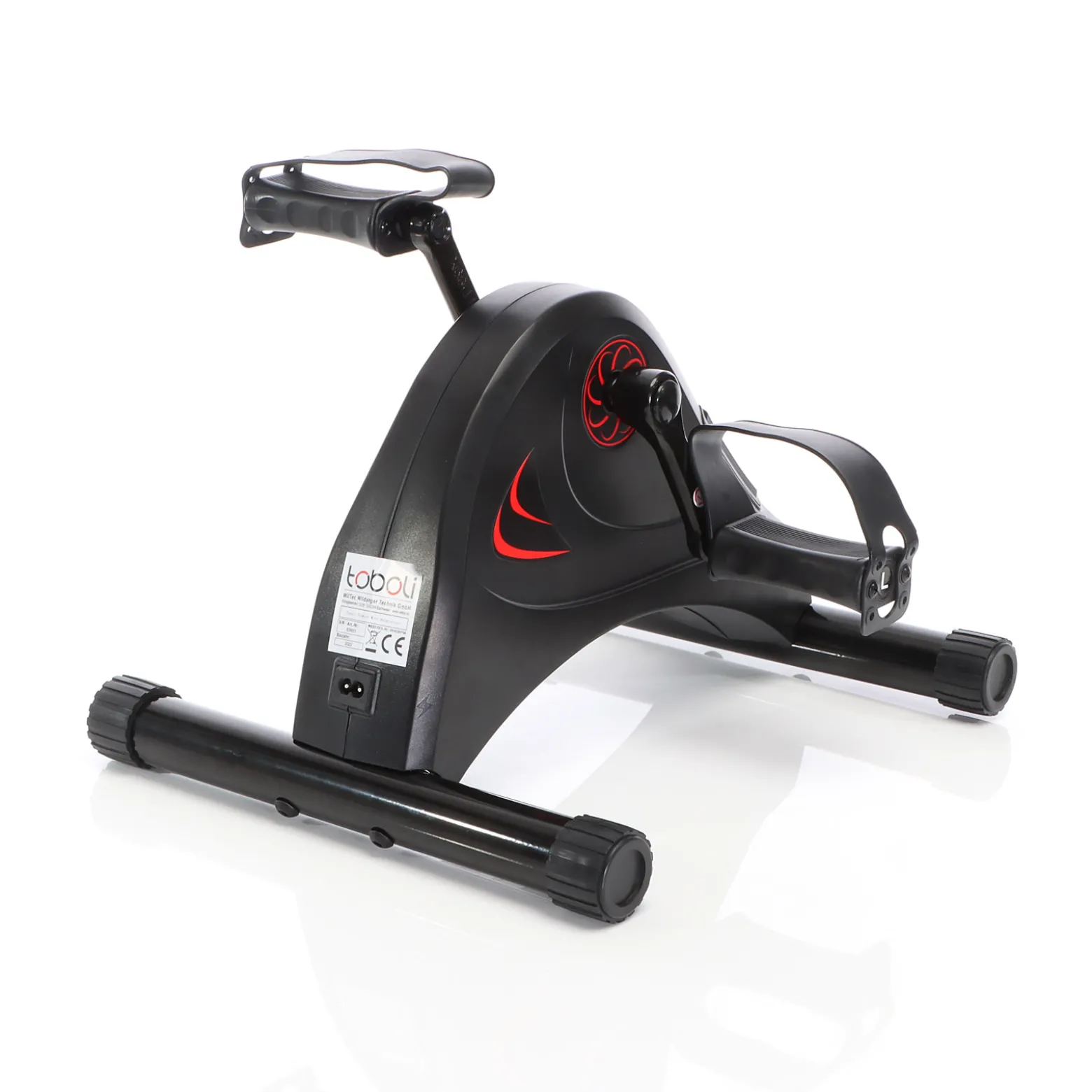 LUXTRI Elektro Mini Heimtrainer 80 W, 390 x 350 x 326 mm, Pedaltrainer für Arme & Beine, Hometrainer Minifahrrad für mehr Bewegung, Workout Training