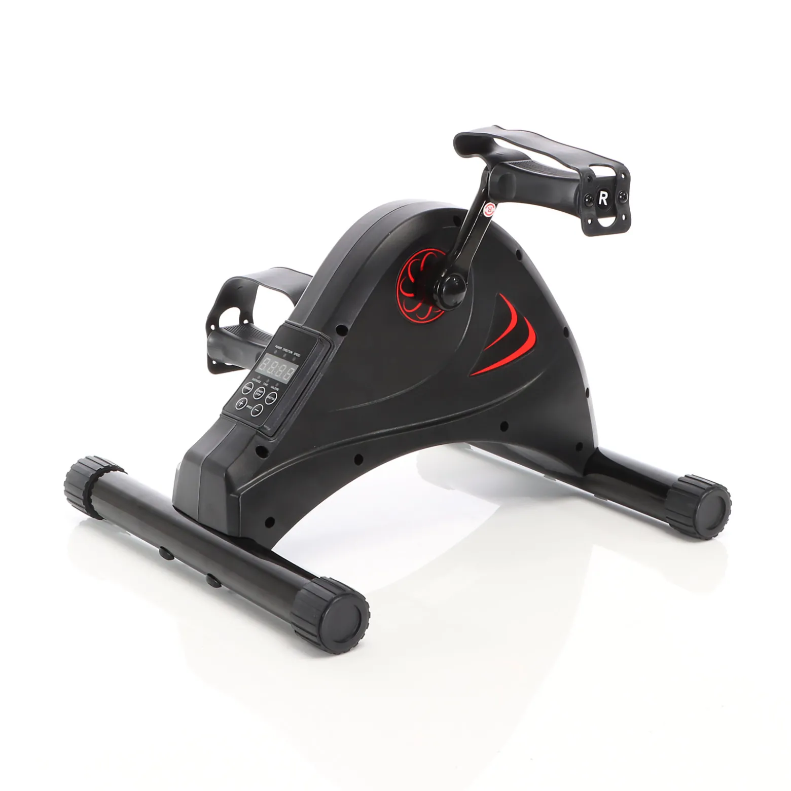 LUXTRI Elektro Mini Heimtrainer 80 W, 390 x 350 x 326 mm, Pedaltrainer für Arme & Beine, Hometrainer Minifahrrad für mehr Bewegung, Workout Training