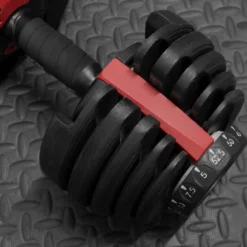 LUXTRI Verstellbare Kurzhantel mit Drehmechanismus Gewicht einstellbar von 2,5 bis 24 kg einstellbare Hantel Training Hantelset für Zuhause Kurzhantelset