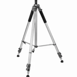 Mantona Alto Stativ mit Kurbelsäule bis 295 cm ausziehbar, Dreibeinstativ aus Aluminium bis 6 kg belastbar, Fotostativ mit Mittelspinne für Stabilität, Kamerastativ für unterwegs