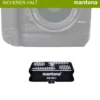 Mantona AS-40-1 Schnellwechselplatte Arca-Swiss kompatibel 40 x 38 mm Aluminium mit 1/4" Schraube Gummipuffern