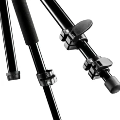 Mantona Basic Scout Max Set Fotostativ Kamerastativ bis 160 cm + Auslegearm, Kugelkopf umkehrbare Mittelsäule, ideal für Reisen und Outdoor Fotografie