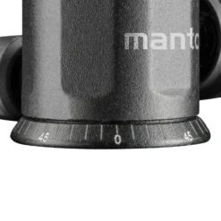 Mantona Basic TBH 2. VI Kugelkopf – 360 Grad Panorama Kugelkopf mit Schnellwechselplatte, Traglast 8 kg, Gewicht nur 330 g, Aluminium, für Fotostative, DSLR und DSLM Kamera