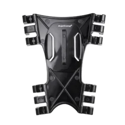 Mantona 360° Befestigungsclip (kompatibel mit GoPro Schnellspann Halterung, Hero 11 10 9 8 7 6 5 4 3+ 3 2 1, Session und andere kompatible Action Cams, 360° drehbar, flache Ausführung)