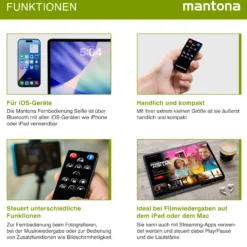 Mantona Bluetooth Fernbedienung 