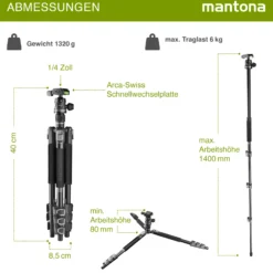 Mantona DSLM Travel Evolution 2241-FA - B-Ware