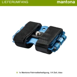 Mantona Fahrradbefestigung und Tischstativ - 65 x 40 x 20 mm - 1/4