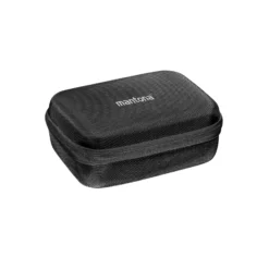 Mantona Hardcase Tasche kompatibel mit GoPro Action Cam 11 10 9 8 7 – robustes Schutzhülle mit Schaumstoff-Inlay, vorgestanzten Fächern & Deckelfach, Größe S
