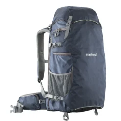 Mantona Kamera- & Drohnenrucksack elementsPro – universeller Outdoor-Rucksack für DSLR, Drohnen & Zubehör, flexibler Innenraum, mit 15,6 Zoll-Laptopfach, Stativhalterung, inkl. Regenschutz