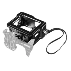 Mantona Magic Alu Cage kompatibel mit GoPro Hero 5 6 7, Mount & Blitzschuh, 52 mm Filtergewinde, freier Zugang zu Anschlüssen, inkl. UV-Filter & Zubehör