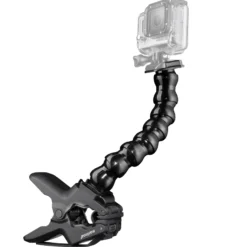 Mantona Maxi Auslegearm mit Klemme - 200 x 100 x 50 mm - bis 5 cm Breite - kompatibel mit GoPro Hero 11 10 9 8 7 6 5 4 3+ 3 2 1, Session und Action Cams - Video Foto