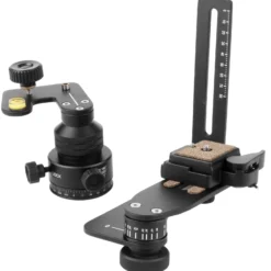 Mantona Panoramakopf mit Nodalpunkt-Adapter, Stativkopf für 360° Panoramaaufnahmen, Kugelkopf inkl. Transportkoffer, rastbarer Drehteller, Wasserwaage, perfektes Kamerazubehör