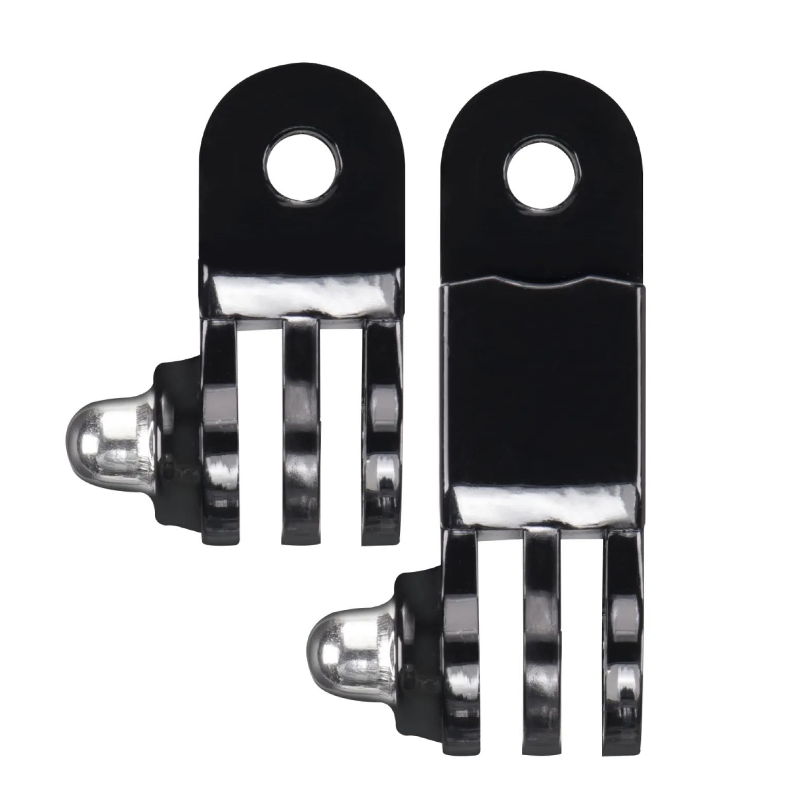 Mantona Rohrbefestigung inkl. Winkelstück - 100 x 55 x 15 mm - Rohr Ø bis 4 cm - kompatibel mit GoPro Hero 11 10 9 8 7 6 5 4 3+ - Fahrradhalterung