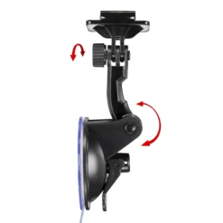 Mantona Saugnapfhalterung, Kamerhalterung mit 7-cm-Saugnapf, Stativ für Action Cam, Digital- & Kompaktkamera oder Smartphone, Autohalterung für kreative Aufnahmen