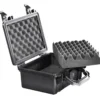 Mantona Schaumstoffeinlage für Schutzkoffer S 12,5 x 9 cm, Rasterschaumstoff für Fotokoffer individuell zuschneidbar, mit Noppenschaumstoff für Deckel, perfekt für Fotoausrüstung