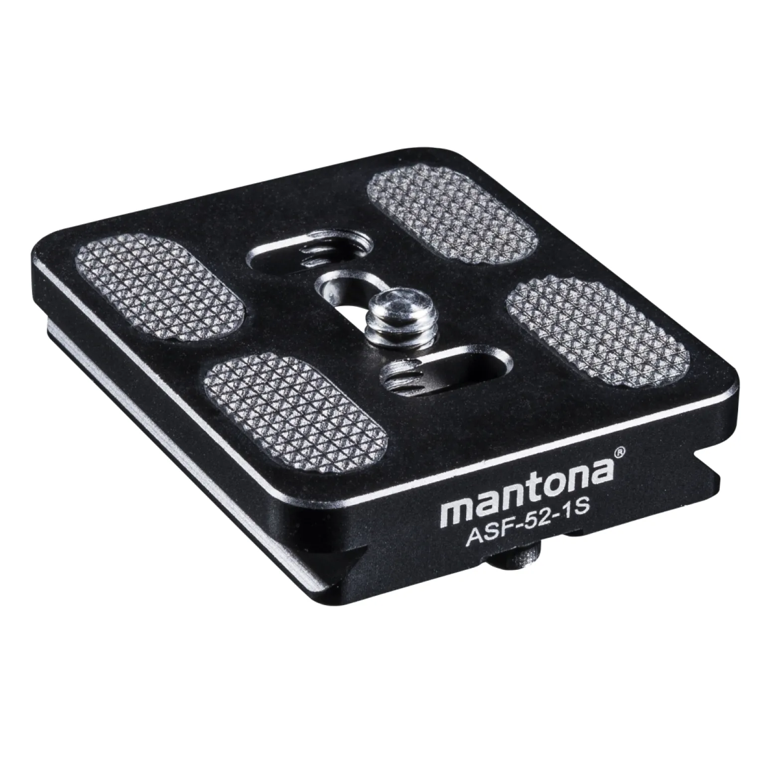 Mantona Schnellwechselplatte für Fortress Kugelkopf "Arca Swiss" 52 mm schwarz