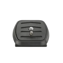 Mantona Schnellwechselplatte für Travel Pro II Stativ – Schnellwechsel Kameraplatte, 65x52x15 mm, 1/4 Zoll Kamera Anschluss, für den Neiger des Mantona Basic Travel Pro II Videostativs