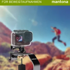 Mantona Schwebestativ - 240 x 160 x 30 mm - kompatibel mit vielen Marken/Modellen - 1/4