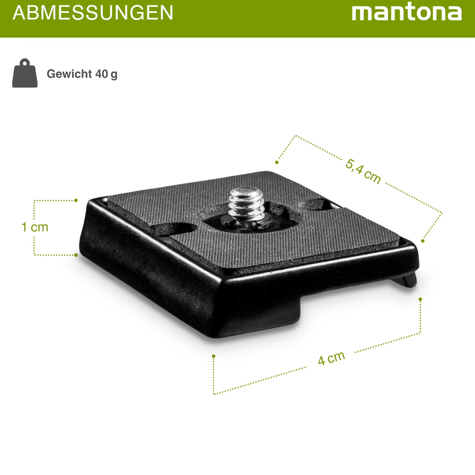 Mantona Scout Schnellwechselplatte