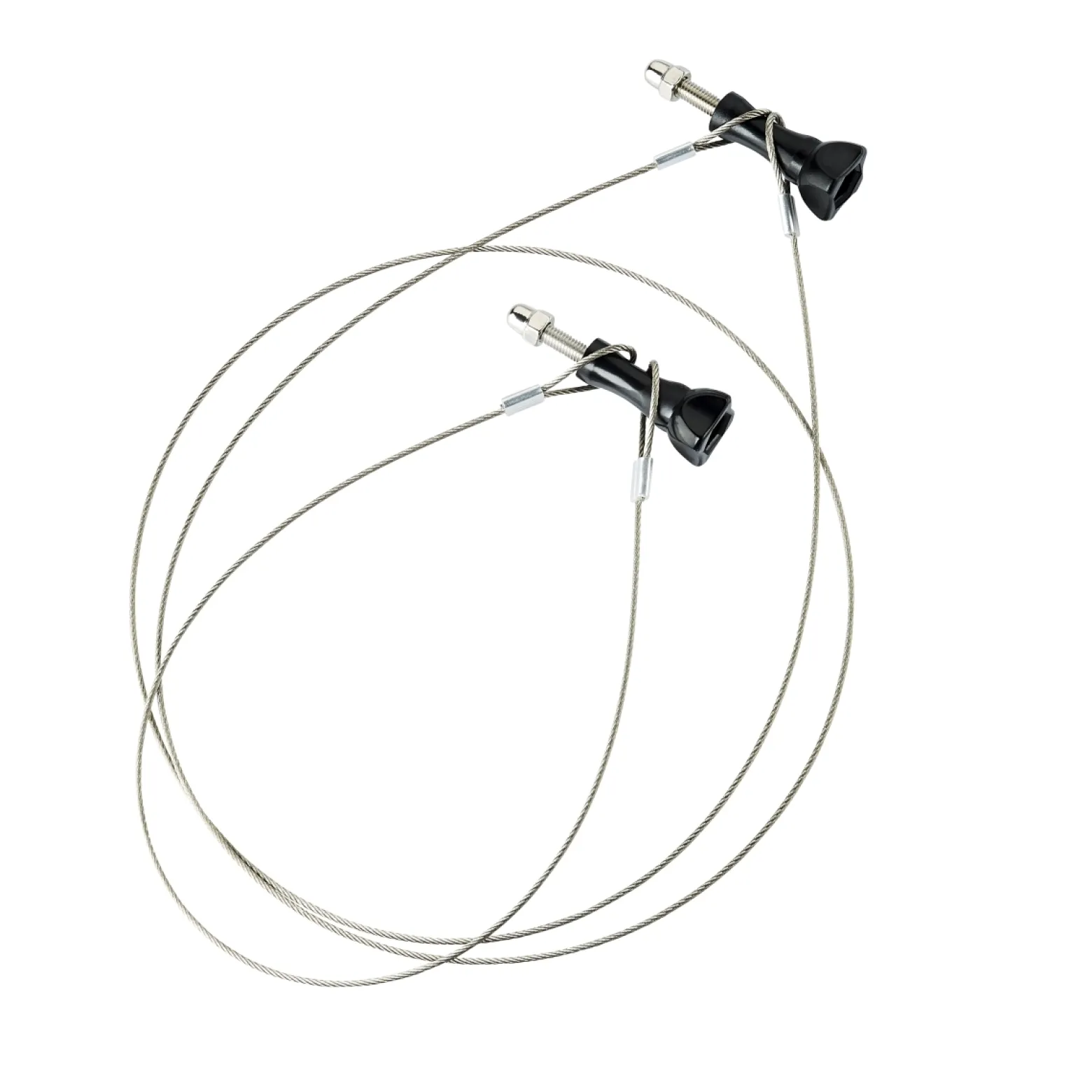 Mantona Sicherungsleinen Set Edelstahl 40-100 cm, für Action Cams kompatibel mit GoPro Hero 11 10 9 8 7 6 5 4 3+ Sicherheitsleine Universal