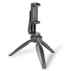 Mantona Smartphone Mini Stativ Kit Set aus Handyhalterung und Tischstativ für Video, Fotografie und Vlogging