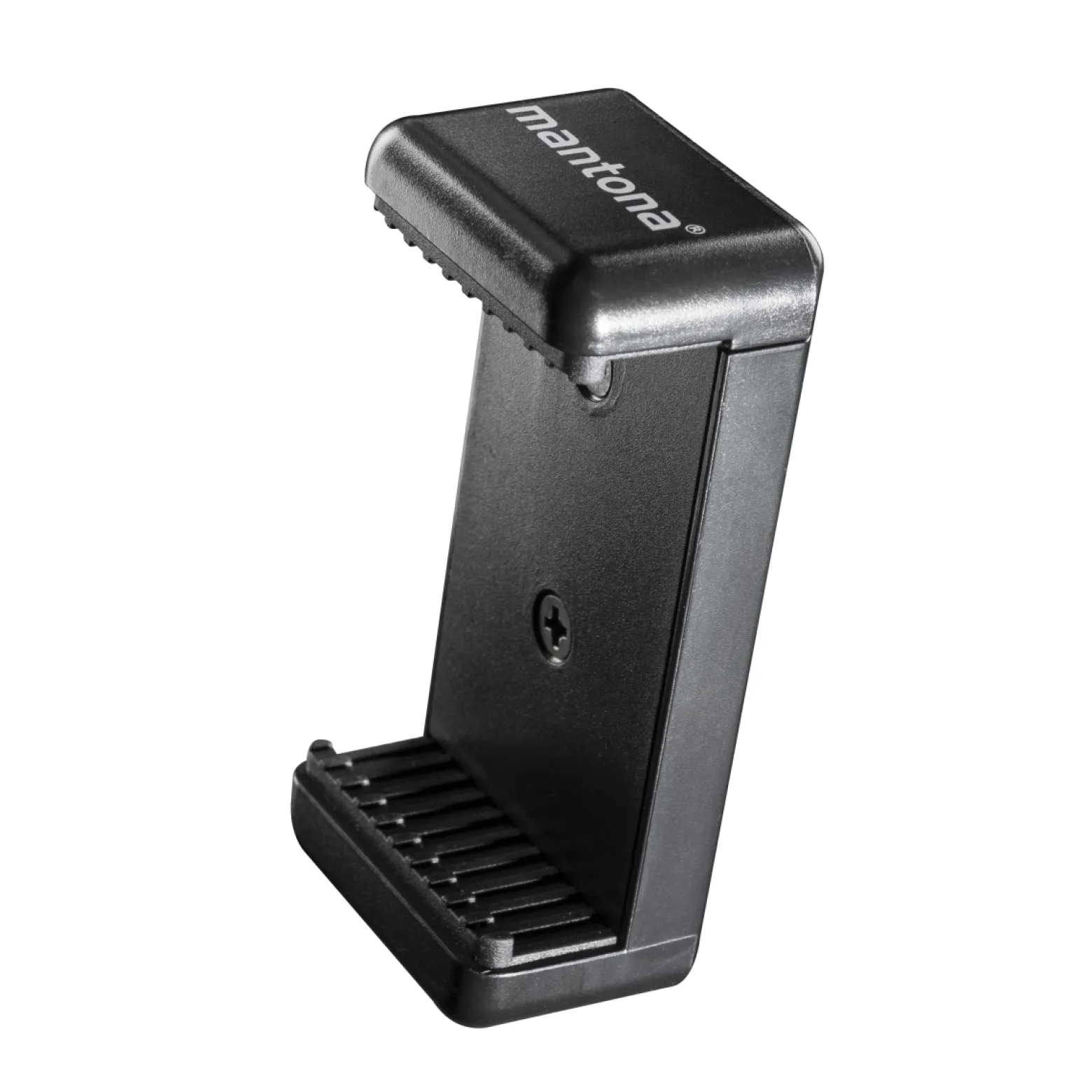 Mantona SmartStand Halterung für Smartphone inkl. 2x 1/4 Gewinde Stativadapter