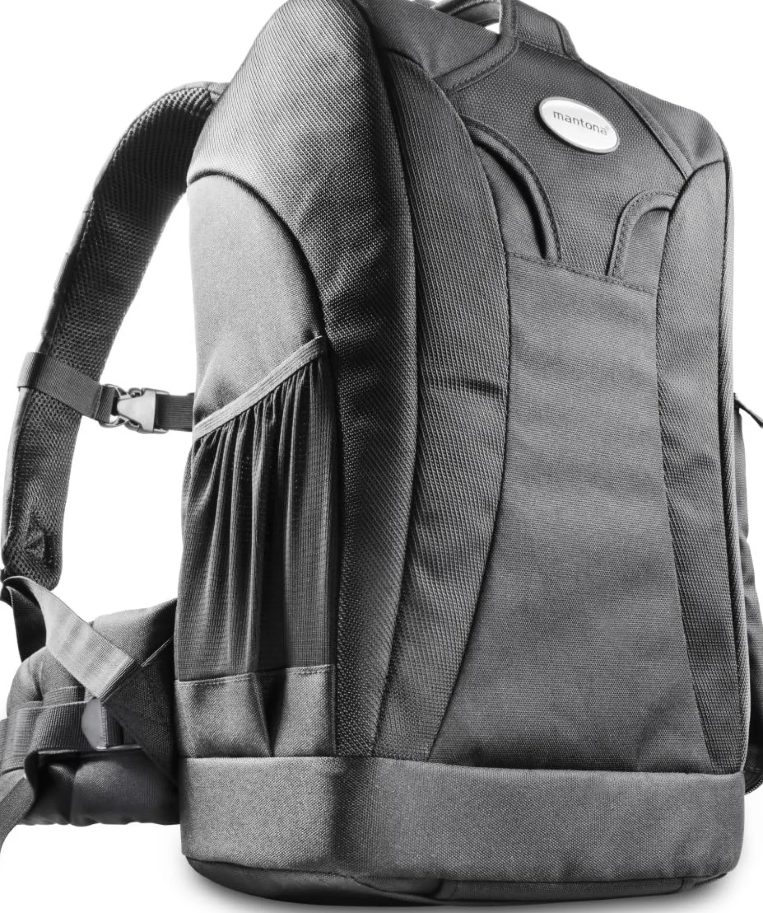 Mantona Trekking Fotorucksack - Kamerarucksack für DSLR Kameras, Fototasche mit Stativhalterung und variabel einteilbarem Innenraum, Kameratasche mit Regenschutz
