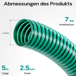 5m Förderschlauch 25mm (1
