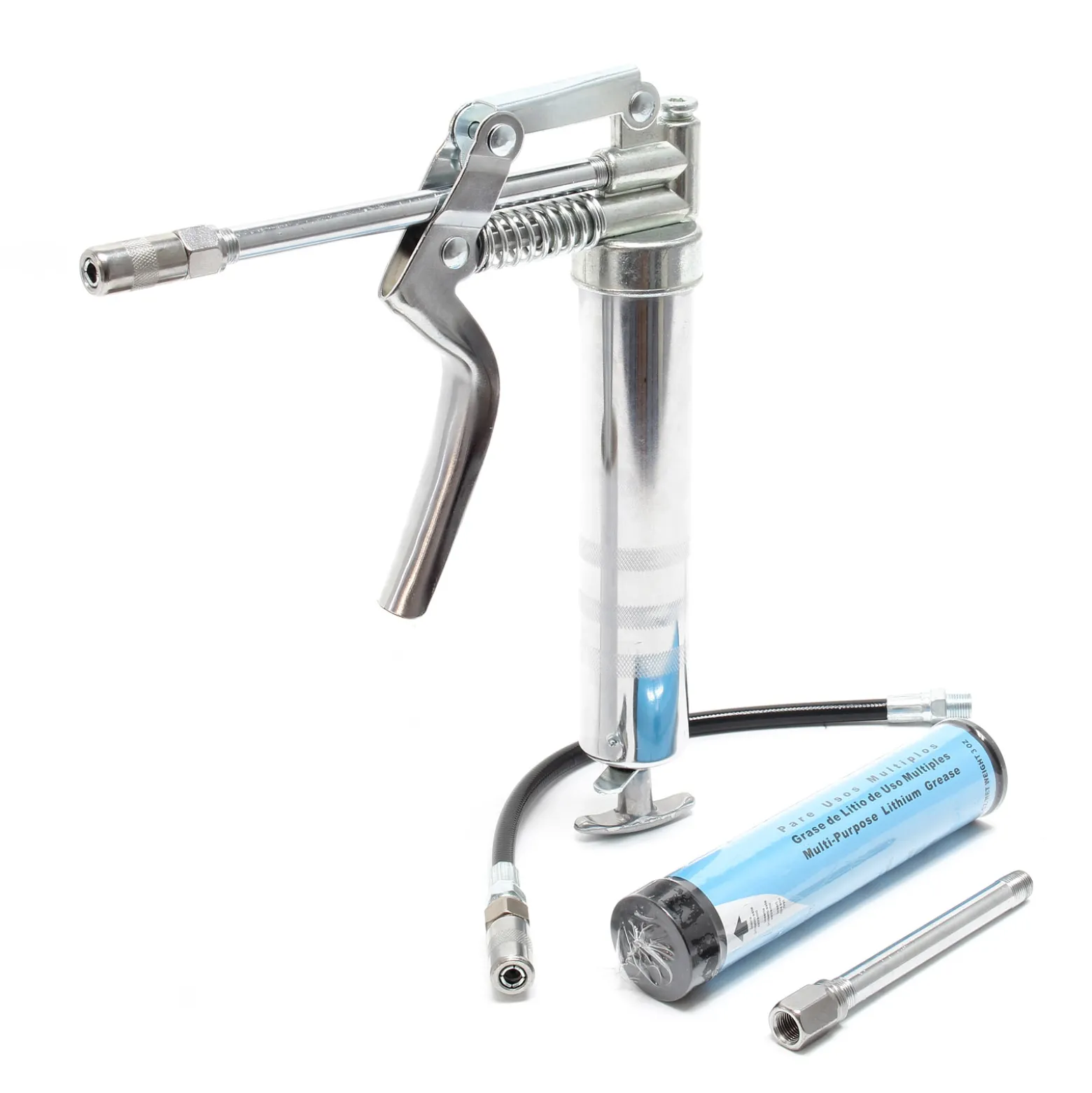 Mini-Fettpresse 90ml inkl. 3 Mundstücke für präzise Dosierung, mit 137,9bar Arbeitsdruck