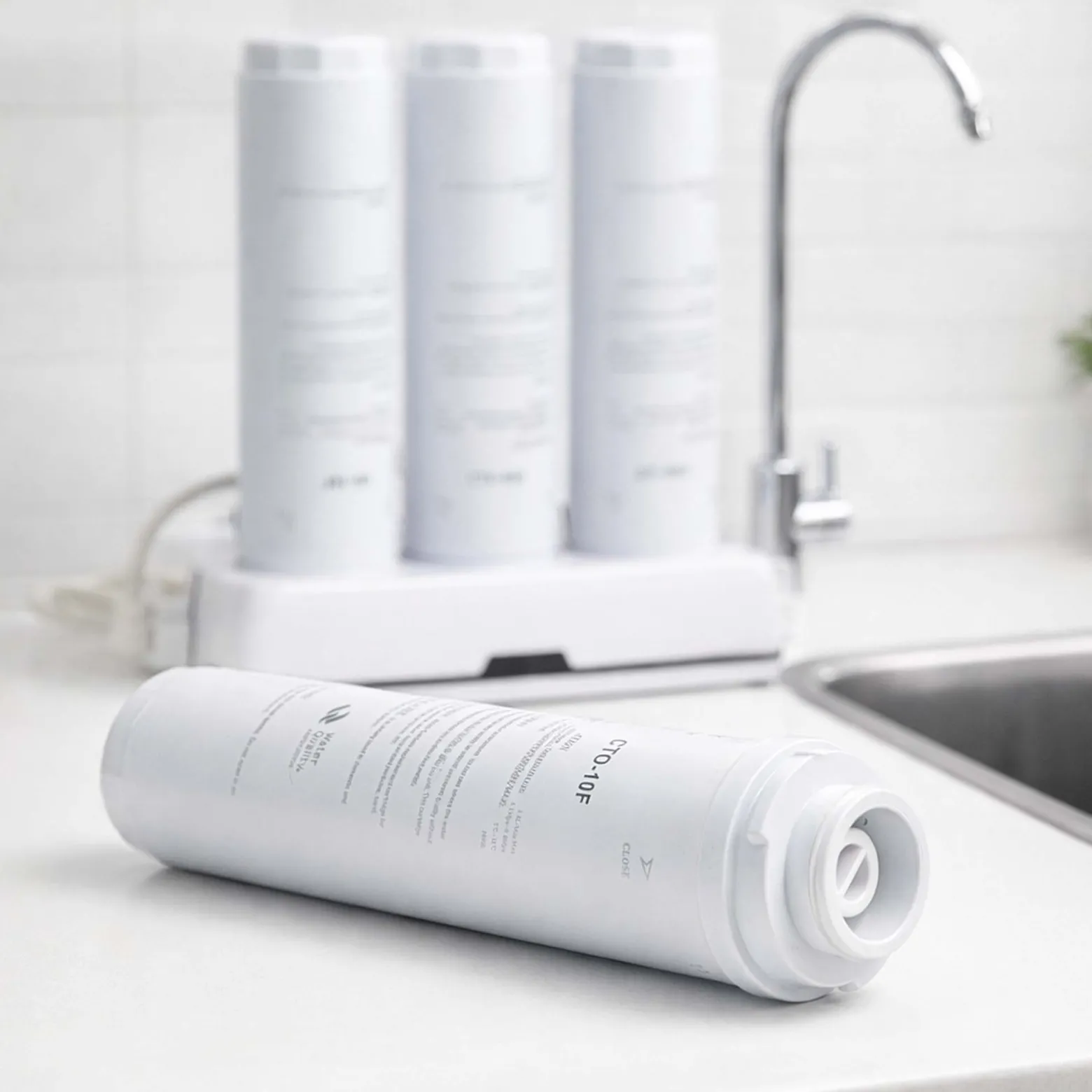 Naturewater CTO-10F Aktivkohle Block Filter 10 Zoll (254 mm) 5 µ Ersatz Wasserfilter, Umkehrosmose Filter, Ersatz Filterkartusche, Trinkwasserfilter