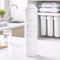 Naturewater CTO-10F Aktivkohle Block Filter 10 Zoll (254 mm) 5 µ Ersatz Wasserfilter, Umkehrosmose Filter, Ersatz Filterkartusche, Trinkwasserfilter
