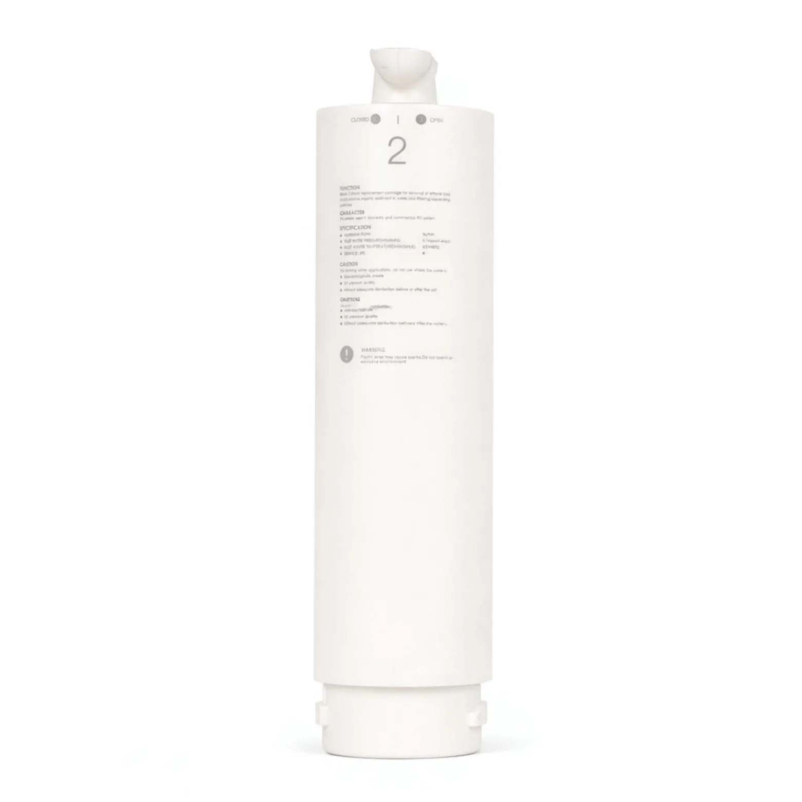 Naturewater CTO-PAD2 Aktivkohle Granulat Filter 10 Zoll (254 mm) 5 µ Ersatz Wasserfilter, Umkehrosmose Filter, Ersatz Filterkartusche, Trinkwasserfilter