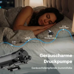 Naturewater Druckerhöhungspumpe 50 GPD (190 l), Booster Pumpe 24 W für Umkehrosmoseanlage, Wasser Eingangsdruck 2 bar auf Ausgangsdruck 5 bar