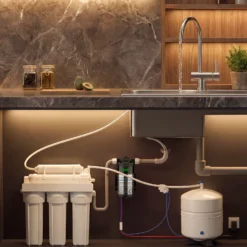 Naturewater Druckerhöhungspumpe 50 GPD (190 l), Booster Pumpe 24 W für Umkehrosmoseanlage, Wasser Eingangsdruck 2 bar auf Ausgangsdruck 5 bar