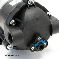 Naturewater Druckerhöhungspumpe 400 GPD (1514 l), Booster Pumpe 96 W für Umkehrosmoseanlage, Wasser Eingangsdruck 2 bar auf Ausgangsdruck 5 bar