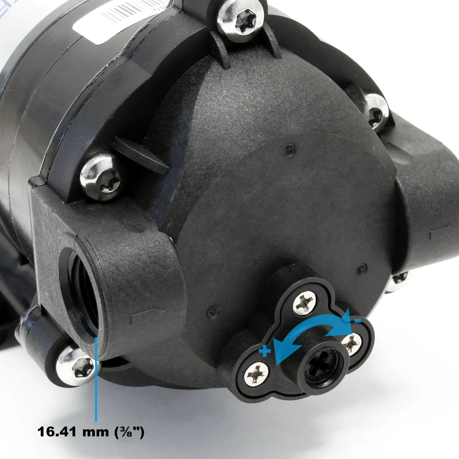 Naturewater Druckerhöhungspumpe 400 GPD (1514 l), Booster Pumpe 96 W für Umkehrosmoseanlage, Wasser Eingangsdruck 2 bar auf Ausgangsdruck 5 bar