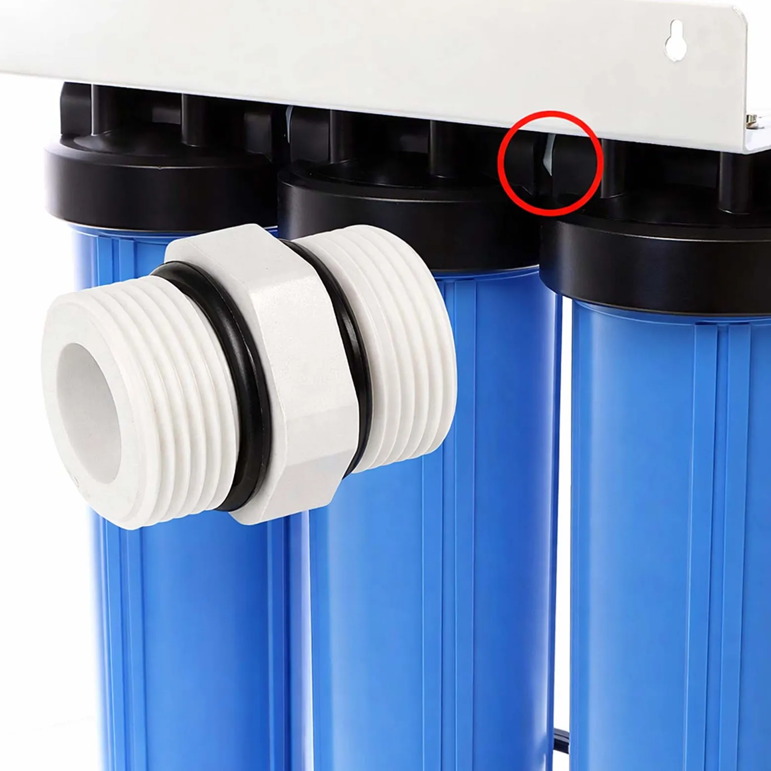 Naturewater Ersatzteil Verbinder DN20 3/4" 26,16 mm aus Polypropylen für Wasserfilter Umkehrosmose Filter, Trinkwasser
