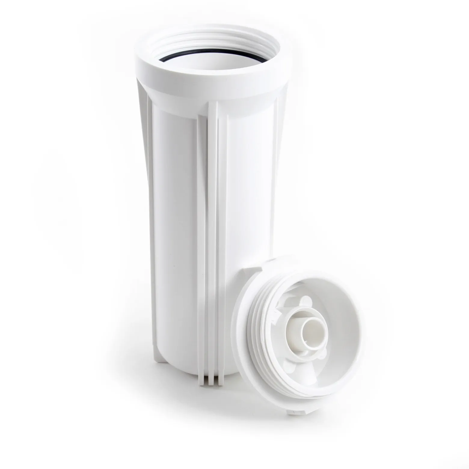 Naturewater Filterpatronen Gehäuse BR-102 254 mm (10") für 5 Stufen RO System NP/E2 aus Polypropylen für Umkehrosmose, Wasserfilter, Trinkwasser