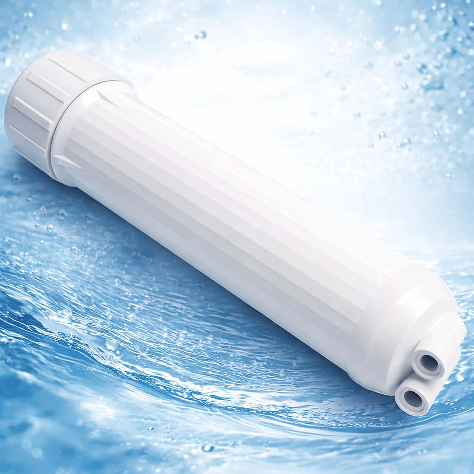 Naturewater Filterpatronen Gehäuse 254 mm (10"), für 3-stufige Umkehrosmoseanlage NW-3RO-190, Filtergehäuse für Umkehrosmose