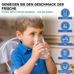 Naturewater 3 G Wassertank (11,35 L) für Umkehrosmose Wasser, Container lebensmittelecht, Vorratsbehälter mit Membran aus Butylkautschuk